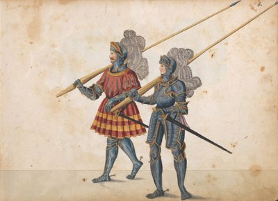 Parata per un torneo, c.1640 da German School