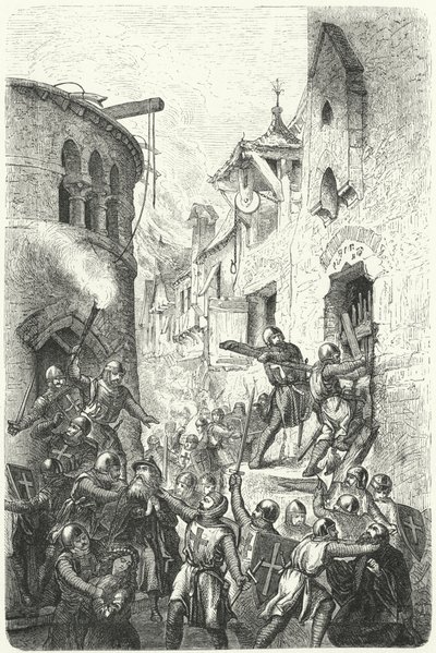 Persecuzione degli ebrei durante il periodo delle Crociate da German School