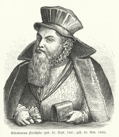 Philipp Nicodemus Frischlin, poeta e drammaturgo tedesco da German School