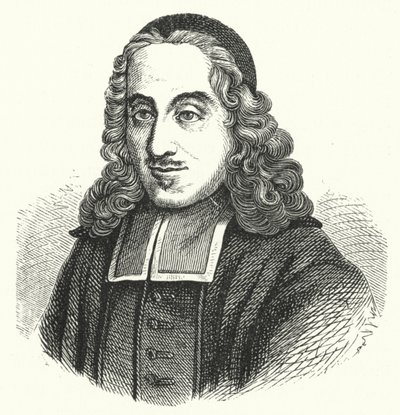 Philipp Spener, teologo luterano tedesco (incisione) da German School