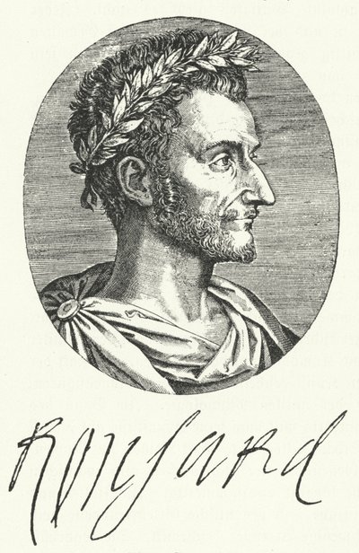 Pierre de Ronsard, poeta francese (incisione) da German School