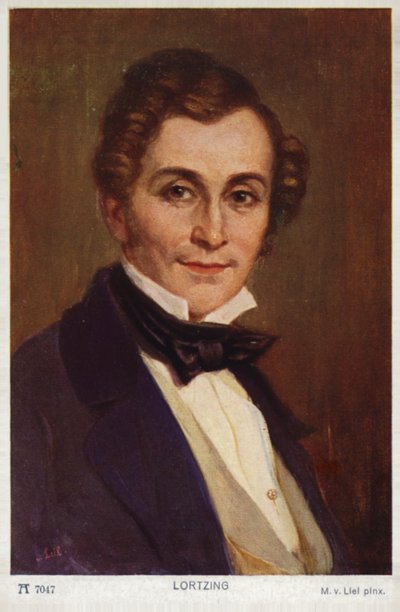 Ritratto di Albert Lortzing da German School