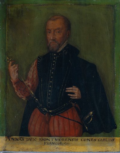 Ritratto di Annas Duca di Montemorency, Conestabile di Francia da German School