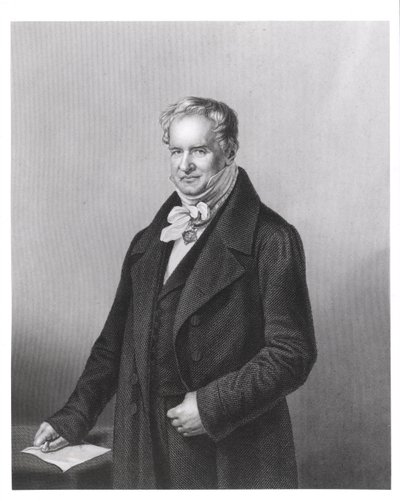 Ritratto del Barone Alexander von Humboldt (1769-1859) da German School