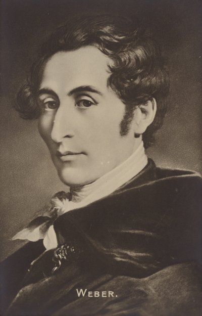 Ritratto di Carl Maria von Weber da German School