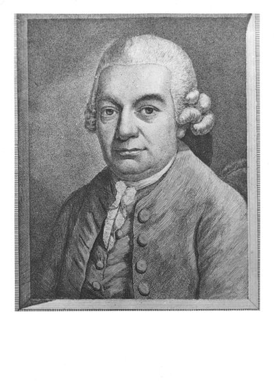 Ritratto di Carl Philipp Emanuel Bach (1714-88) da German School