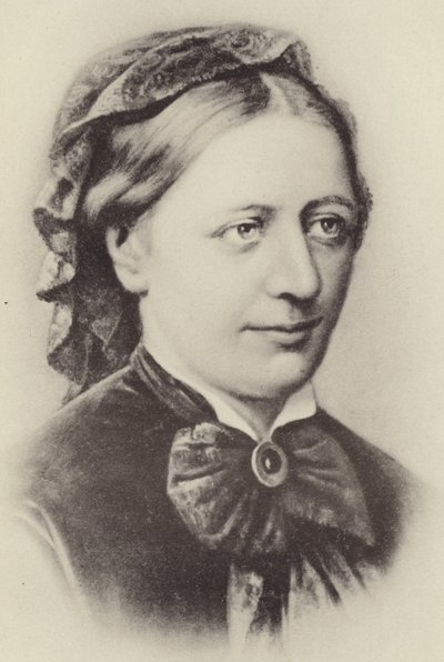 Ritratto di Clara Schumann da German School