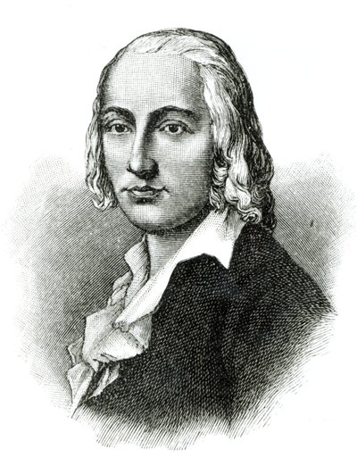 Ritratto di Friedrich Hölderlin da German School