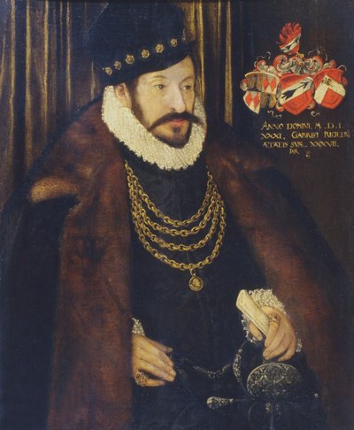 Ritratto di Gabriel Ridler, 1581 da German School