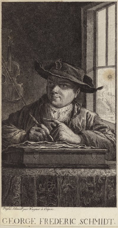 Ritratto di George Frederic Schmidt da German School