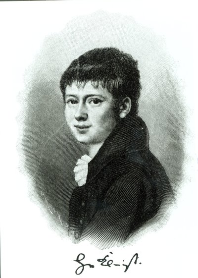 Ritratto di Heinrich von Kleist da bambino da German School