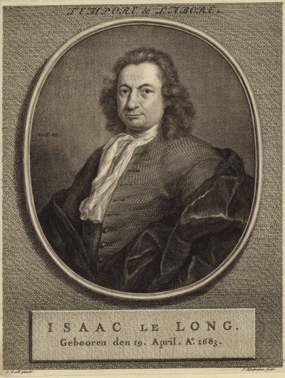Ritratto di Isaac le Long da German School