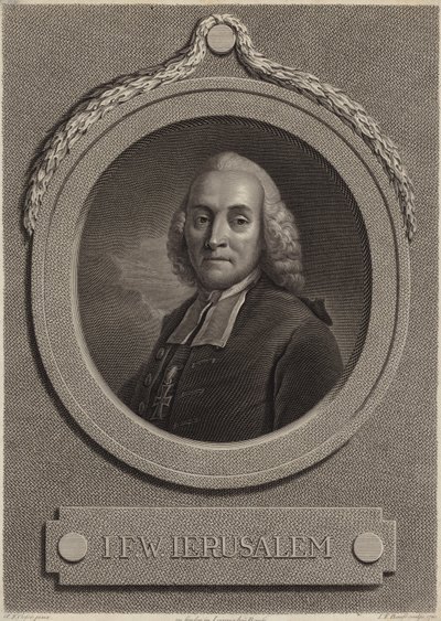 Ritratto di Johann Friedrich Wilhelm Jerusalem da German School