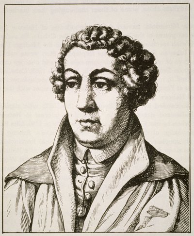 Ritratto di Johann Reuchlin (1455-1522) copia di un