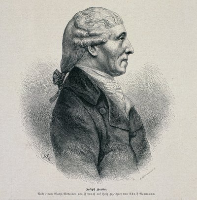 Ritratto di Joseph Haydn da German School