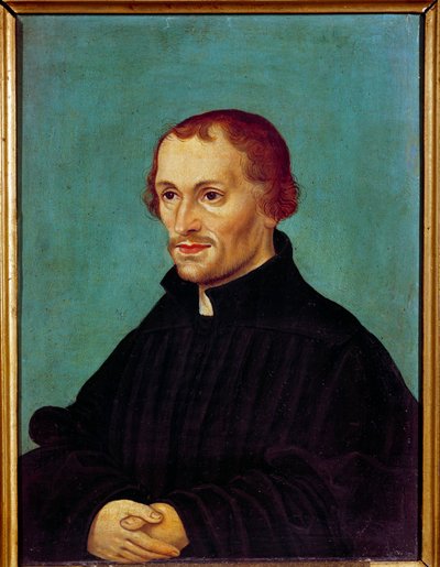 Ritratto di Philippe Melanchton da German School