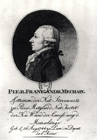 Ritratto di Pierre Mechain (1744-1804) da German School