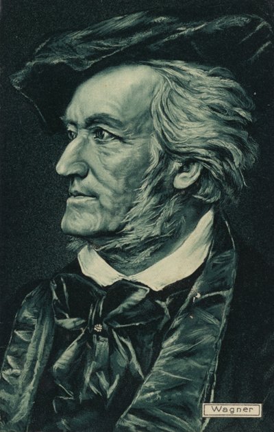 Ritratto di Richard Wagner da German School