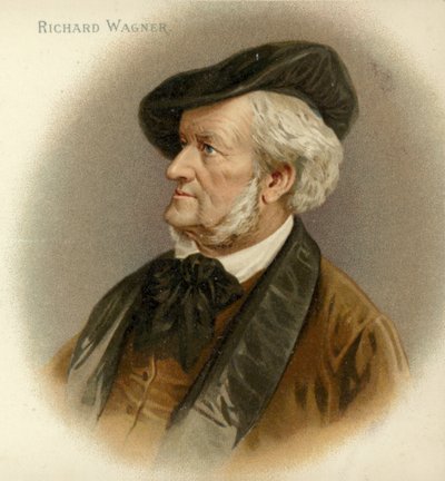 Ritratto di Richard Wagner da German School