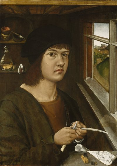 Ritratto di un giovane artista, c.1500 da German School