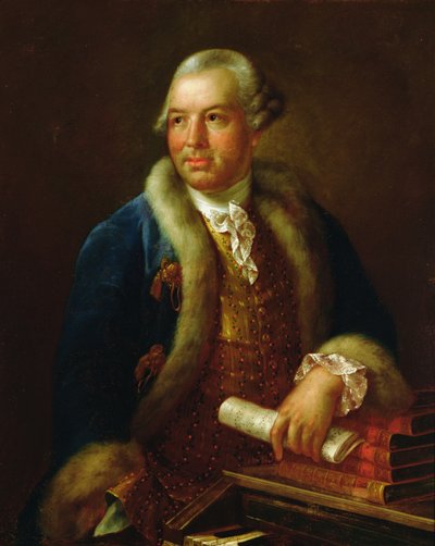 Ritratto del compositore tedesco Christoph Willibald von Gluck (1714-1787) da German School