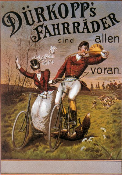 Poster pubblicitario per biciclette 