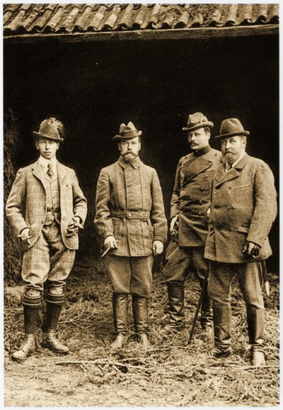 Principe Alfredo, Zar Nicola II ed Ernesto Luigi da German School