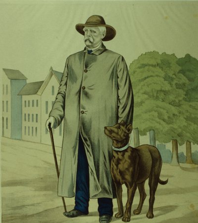 Il principe Otto von Bismarck a Friedrichsruh da German School