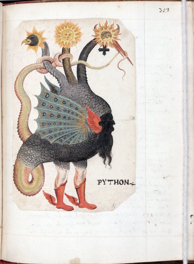 Python (dal: Compendio Alchemico e Rosacrociano) da German School