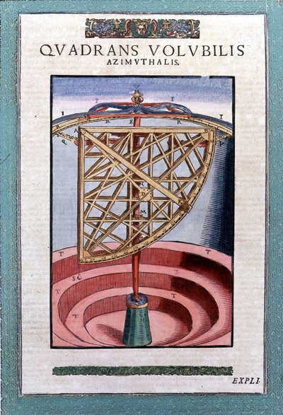 Quadrante azimutale zodiacale in 