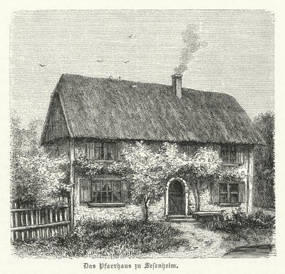Rettorato di Sessenheim, casa di Friederike Brion, con cui Johann Wolfgang Goethe ebbe una storia d