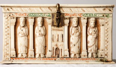Scrigno reliquiario, Colonia, Germania, c.1150 da German School