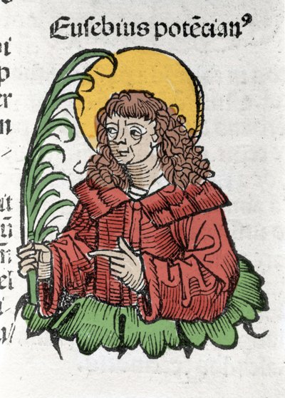 Rappresentazione di San Eusebio. Xilografia da 
