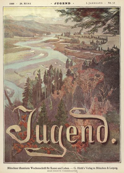 Paesaggio di una valle fluviale da German School