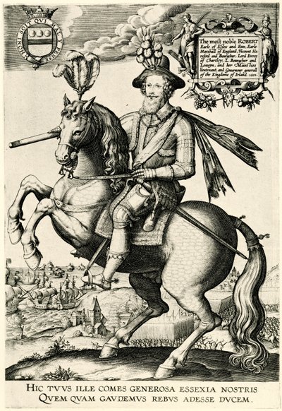 Robert Devereux Conte di Essex da German School
