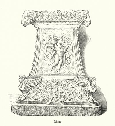 Altare religioso romano da German School