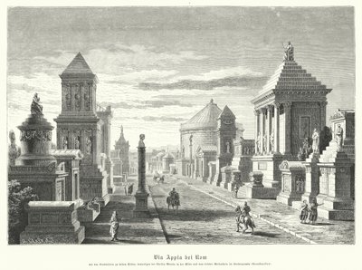 Tombe romane lungo la Via Appia al terzo miglio da German School