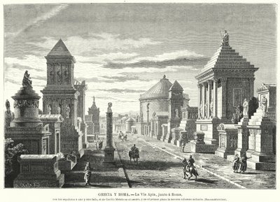 Tombe romane lungo la Via Appia al terzo miglio da German School