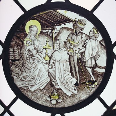 Tondo con Adorazione dei Magi da German School
