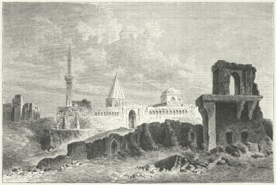 Rovine del Palazzo dei Selgiuchidi a Konya, Turchia da German School