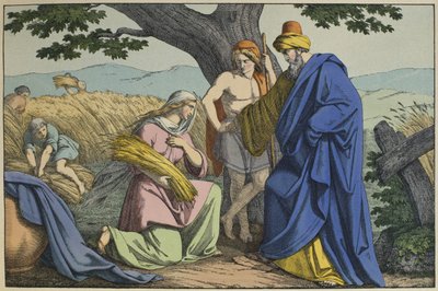 Ruth e Boaz, illustrazione da L