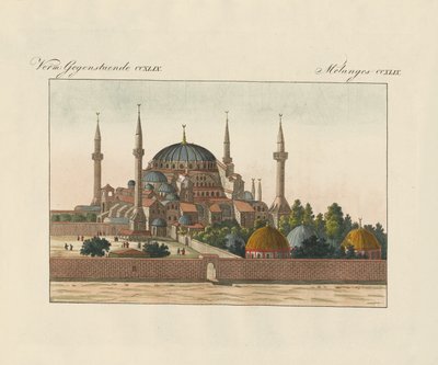 Cattedrale di Santa Sofia a Costantinopoli da German School