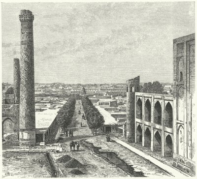 Samarcanda (incisione) da German School