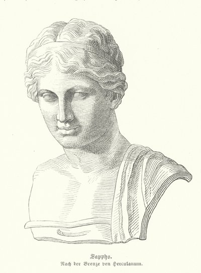 Saffo, poetessa greca antica da German School