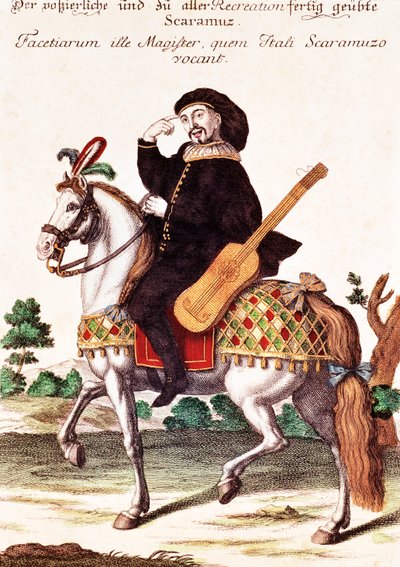 Scaramuccia a cavallo da German School