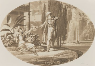 Scena da Le nozze di Figaro di Wolfgang Amadeus Mozart da German School