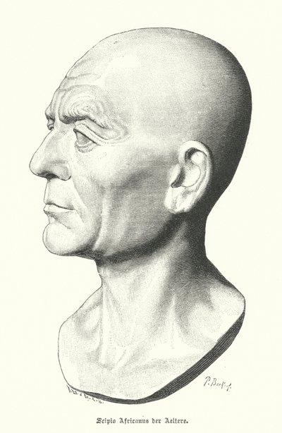 Scipione Africano il Vecchio, generale romano delle guerre puniche da German School