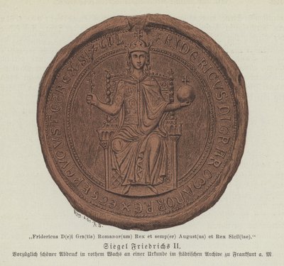 Sigillo di Federico II, Sacro Romano Imperatore da German School