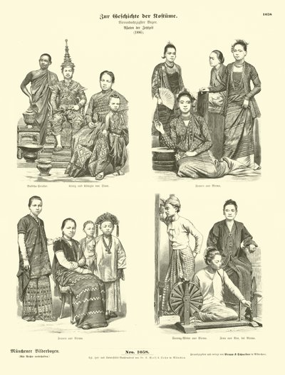Costumi siamesi e birmani da German School