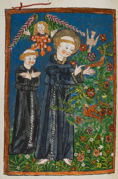 San Francesco che predica agli uccelli da German School